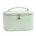 Large PU Travel Cosmetic Bag – Luxury Makeup & Toiletry Organizer Cosmetic Travel Bag Richie's light green