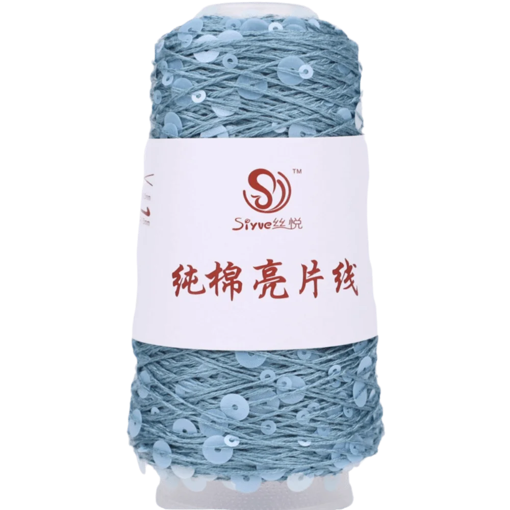 Sequin Bead Hand Knitting Yarn – Sparkle DIY Craft Thread Knitting Yarn Richie's Fei Lan