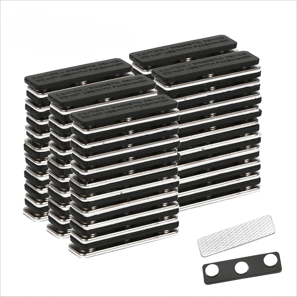 Magnetic Name Badge Holders Strong Clips 10/30 Pack – Office Magnetic Badge Holders Richie's