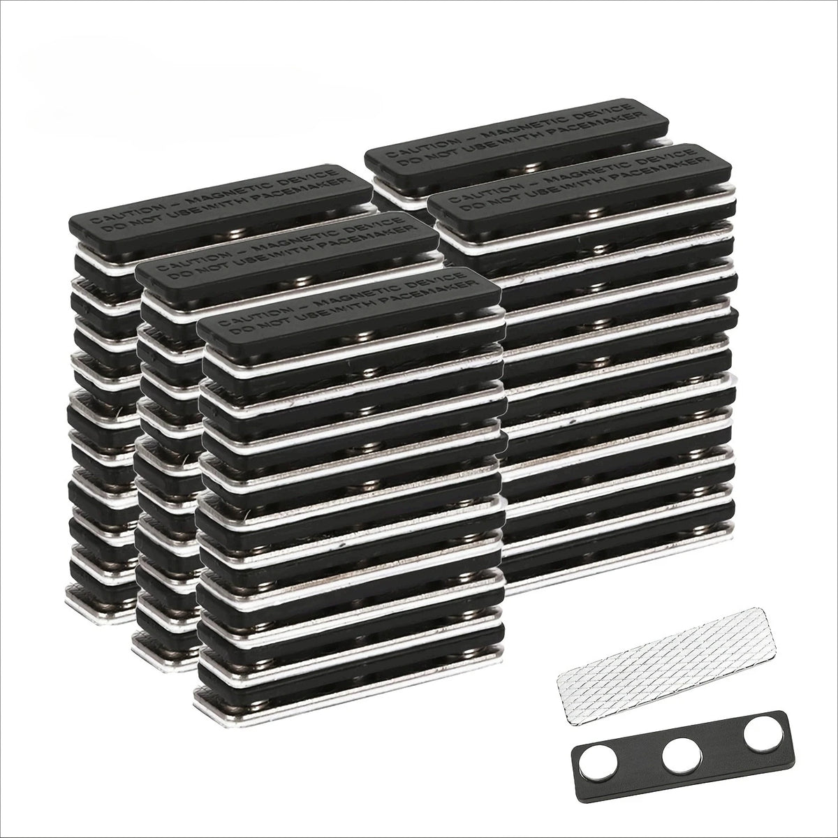 Magnetic Name Badge Holders Strong Clips 10/30 Pack – Office Magnetic Badge Holders Richie's