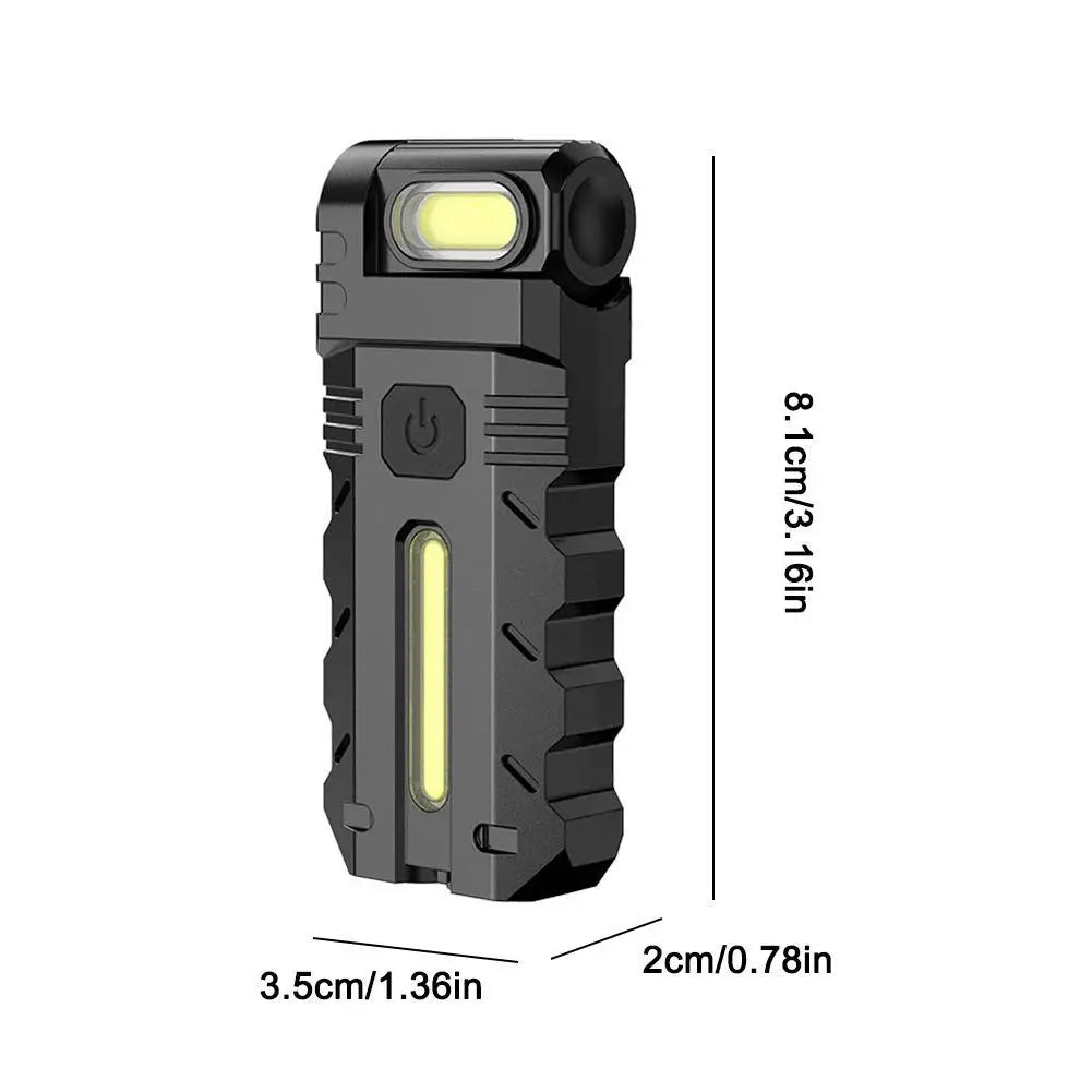 COB LED Magnetic Work Light – 180° Adjustable USB-C Flashlight LED Work Flashlight Richie's
