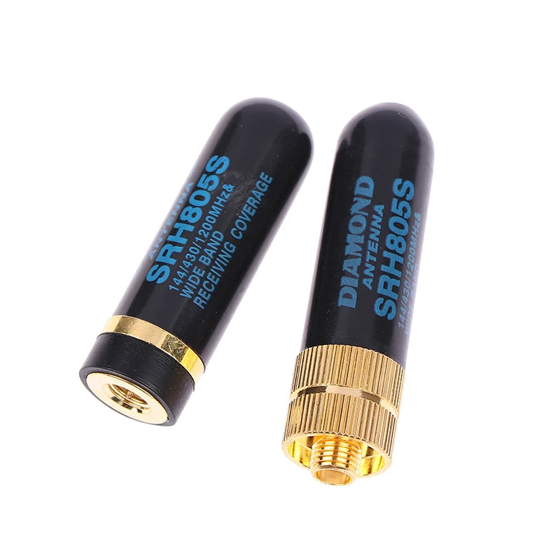 SRH805S Dual Band Antenna UHF VHF SMA-Male for Yaesu Radios Radio Antenna Richie's