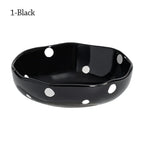 Ceramic Slanted Cat Bowl | Elevated Mushroom Design Anti-Tip Elevated Pet Bowl Richie's