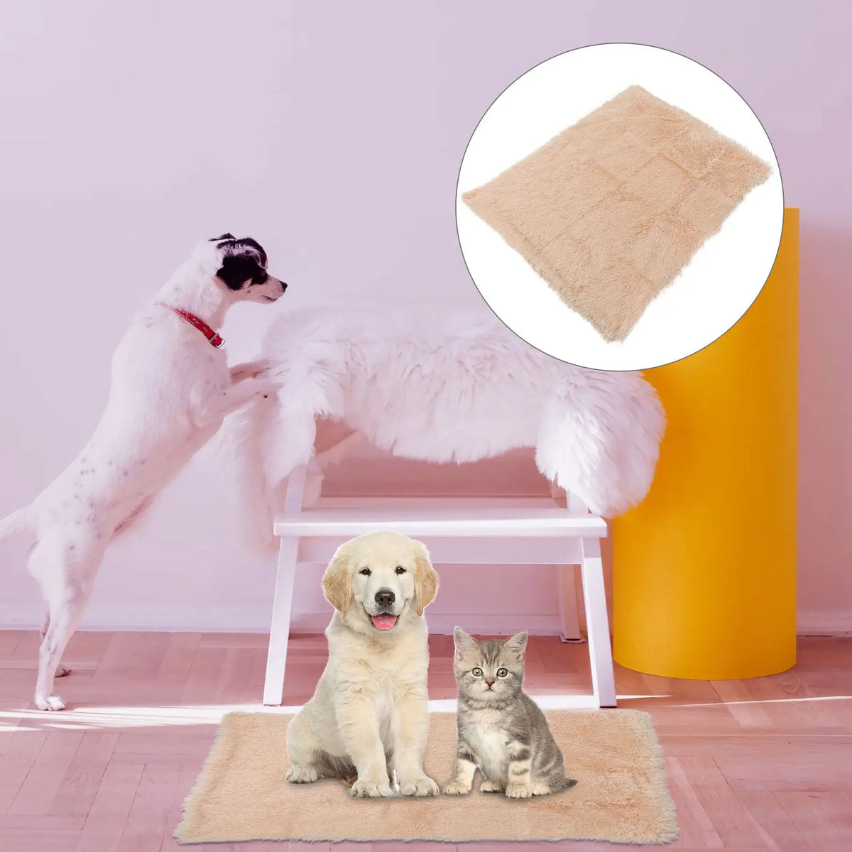 Pet Dog Cat Warm Sleep Mat Long Pile Cushion Blanket Pad Pet Sleep Mat Richie's Default Title