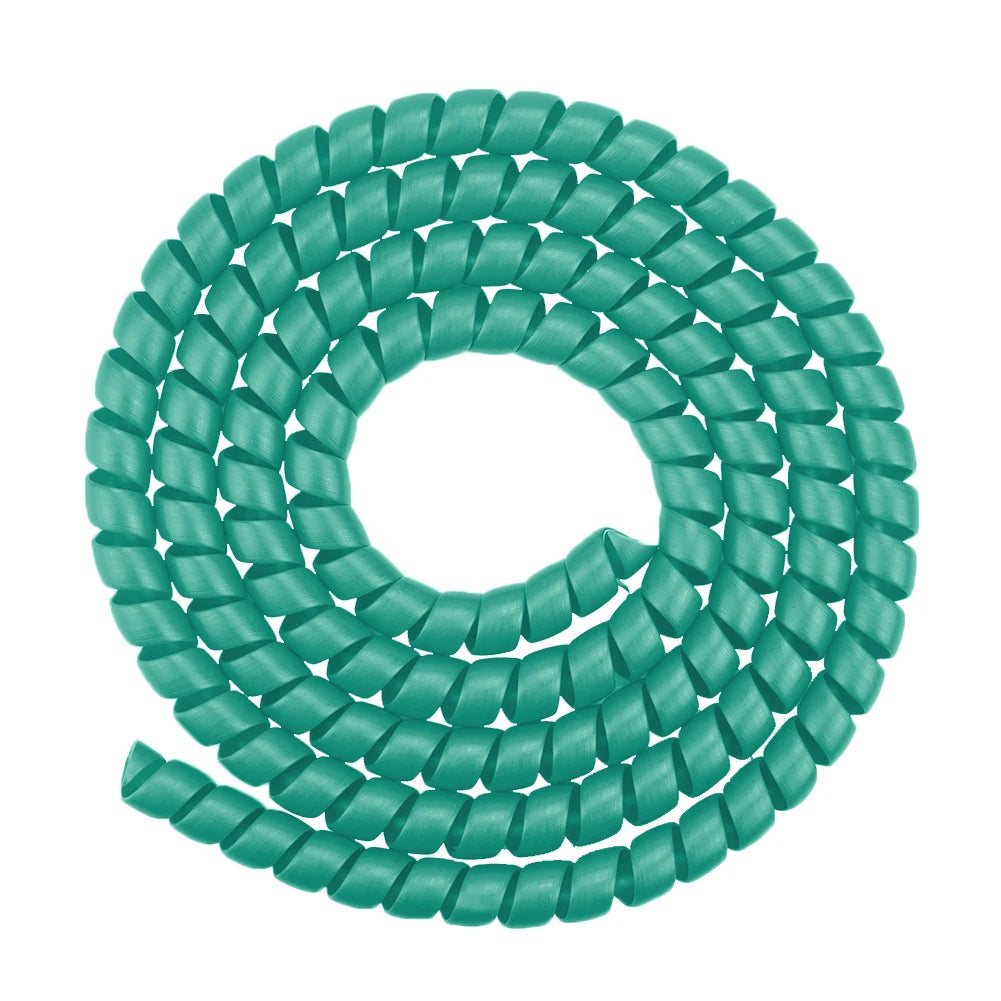 1M Spiral Cable Wire Protector Wrap – M365 PRO Scooter & Bikes Spiral Cable Protector Richie's green