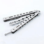 Stainless Steel Butterfly Trainer Knife – Balisong Flip Practice Butterfly Knife Trainer Richie's