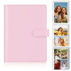 A5 Kpop Photocard Binder Album 30 Pages Loose-Leaf Holder Photocard Binder Album Richie's Pink