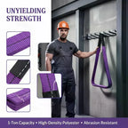 1-Ton Heavy Duty Flat Lift Sling Strap Double Buckle Lifting Sling Strap Richie's