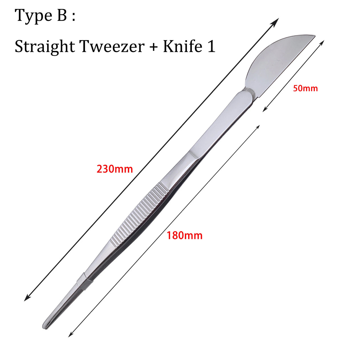 2-in-1 Bonsai Root Rake & Tweezers – 304 Stainless Steel Bonsai Garden Tool Richie's B