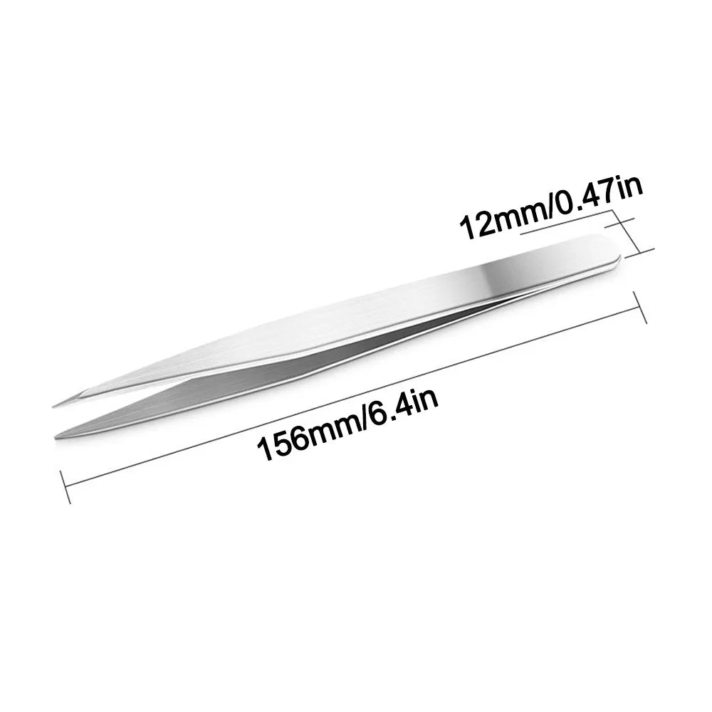 Heat Resistant Stainless Steel Welding Tweezers | Soldering Tool Welding Tweezers Richie's 6inch
