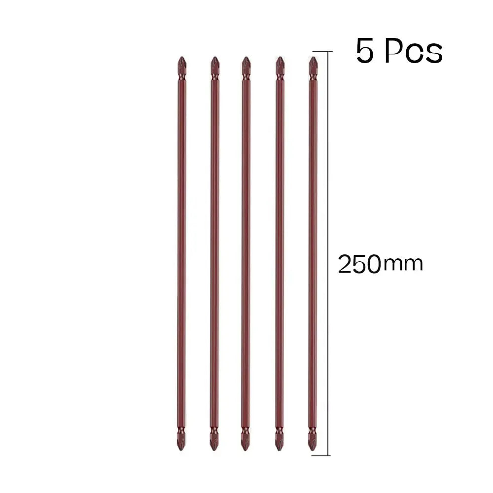 Binoax PH2 Magnetic Screwdriver Bits Set 5/10Pcs S2 Hex Shank Screwdriver Bit Set Richie's 5Pcs 250mm