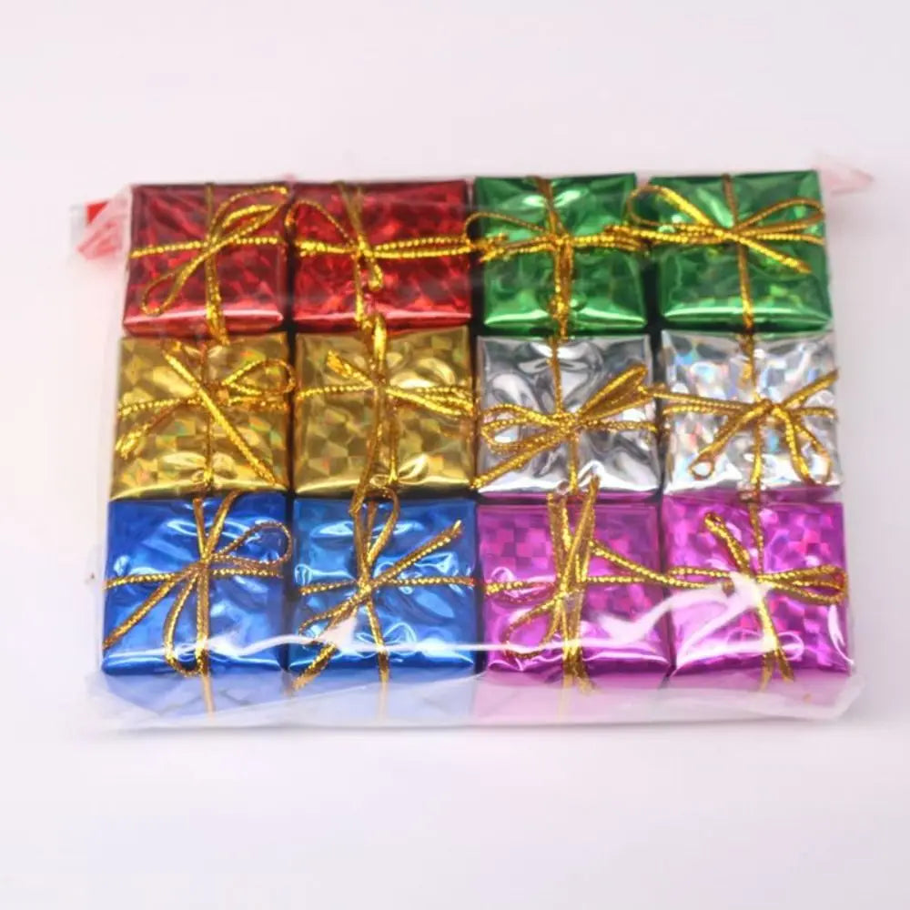 12-Piece Laser Christmas Hanging Pendants – Colorful Foam Ornaments Christmas Ornaments Richie's