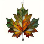 Acrylic Maple Leaf Light Catcher – Thanksgiving Autumn Decor Seasonal Light Catcher Richie's 1pc green