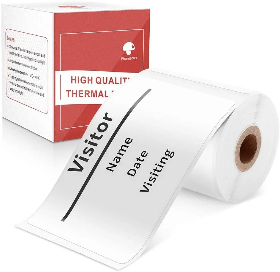 Phomemo M110/M200 Self-Adhesive Thermal Labels Roll 20–50mm Thermal Label Roll Richie's 50x80mm