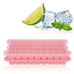 2-Pack Stackable 36-Grid Silicone Ice Cube Tray with Lid Silicone Ice Cube Tray Richie's