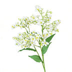 70CM Silk Artificial Flowers – Bridal Bouquet & Home Décor Artificial Flower Stems Richie's White