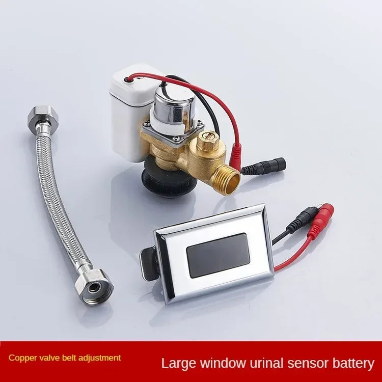 Infrared Sensor Auto Flush Valve Kit for Smart Toilets Sensor Flush Valve Richie's B panel brass valve1