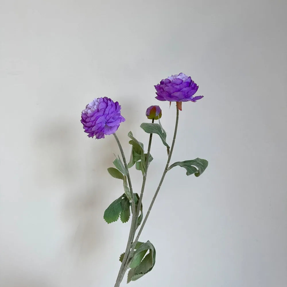 3-Head Silk Peony Artificial Bouquet – Wedding & Home Décor Artificial Flower Bouquet Richie's Purple
