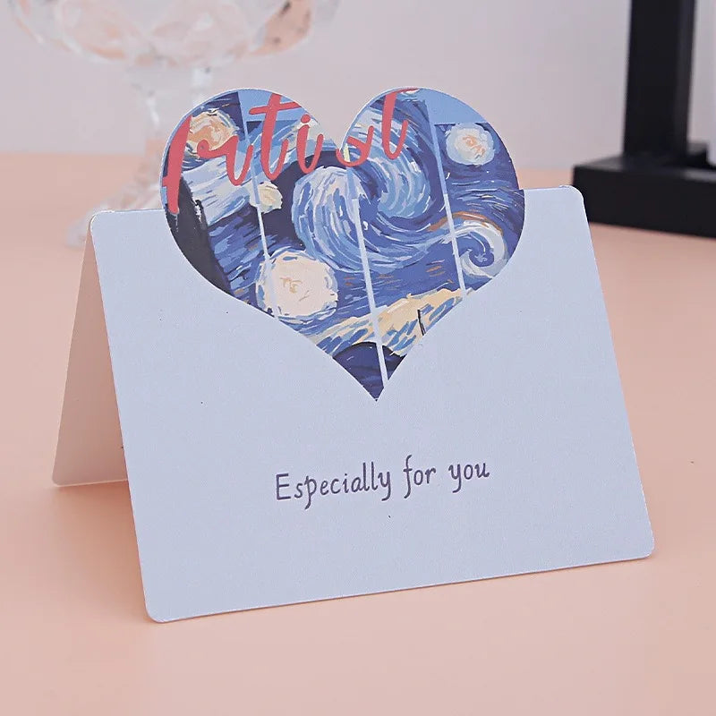 10pcs Oil Painting Style Greeting Cards – Holiday & Birthday Greeting Card Set Richie's