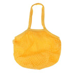 Foldable Cotton Mesh Grocery Tote – Reusable Eco Shopping Bag Reusable Tote Bag Richie's Yellow