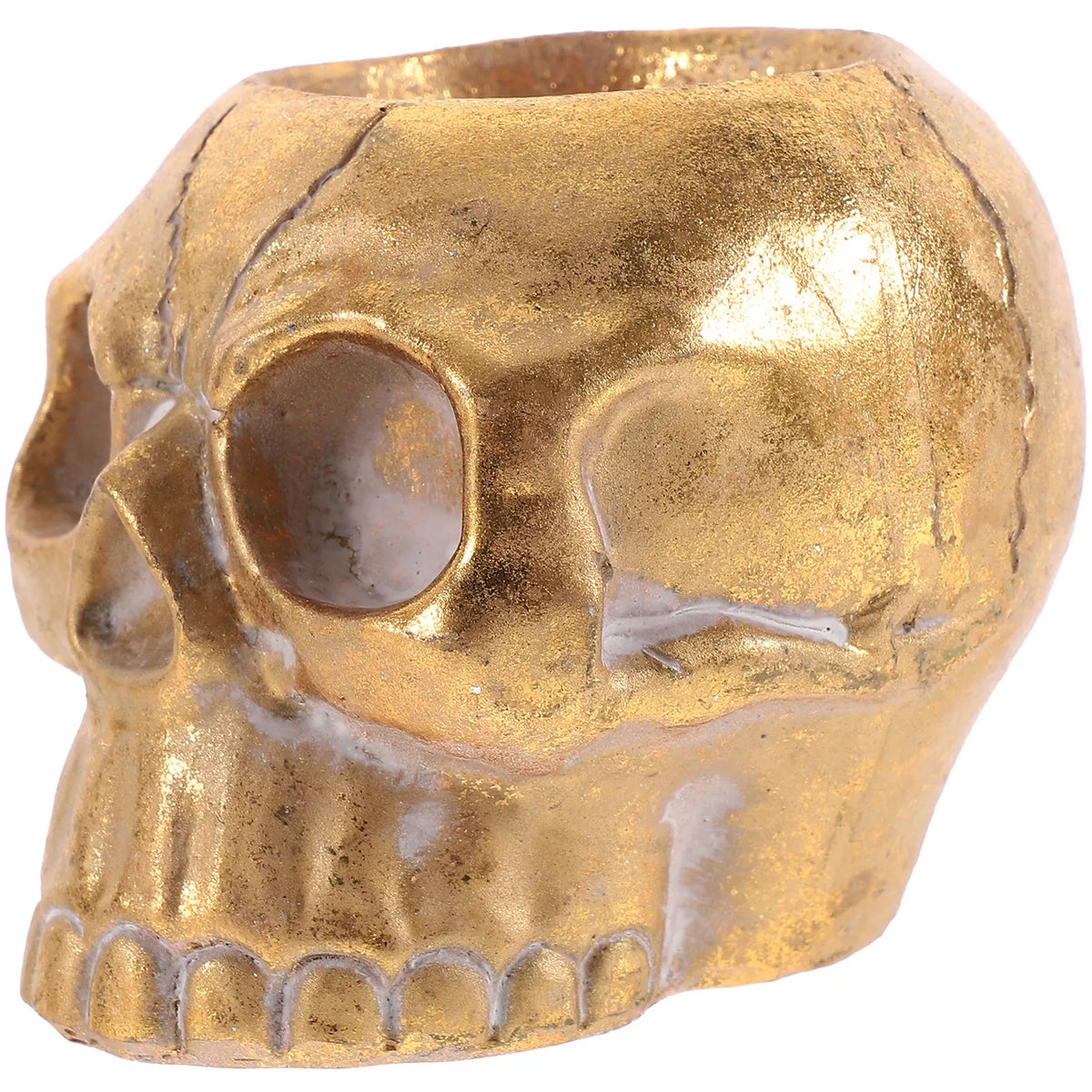 Skull Candlestick Holder Resin Gothic Halloween Table Décor Halloween Candle Holder Richie's Default Title