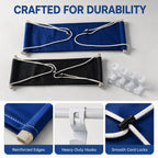 Under Desk Foot Hammock 3-Pack – Adjustable Footrest Sling Desk Footrest Hammock Richie's