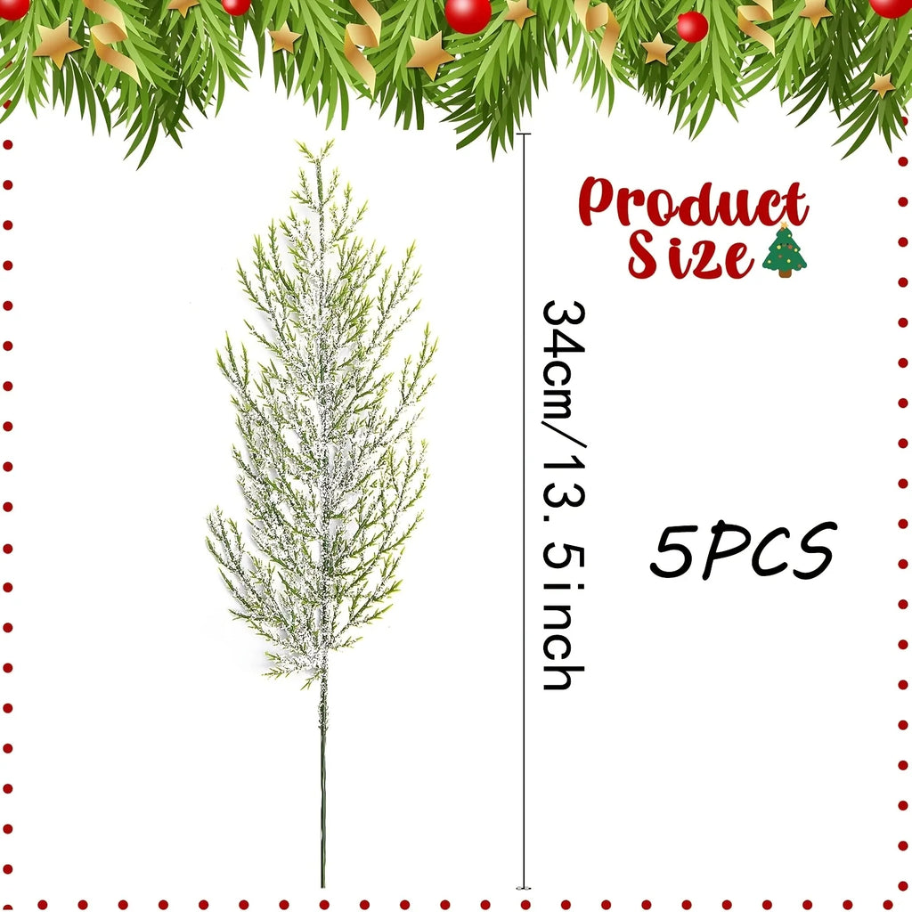 5pcs Artificial Pine Branch Picks – Christmas Wreath & Craft Christmas Craft Picks Richie's 5pcs