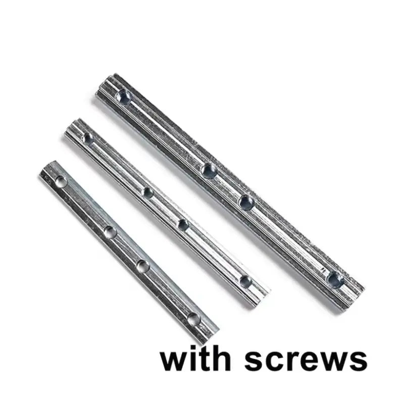 T-Slot Aluminum Profile 180° Straight Line Connector Bracket Profile Connector Bracket Richie's 2525 M5 Hole