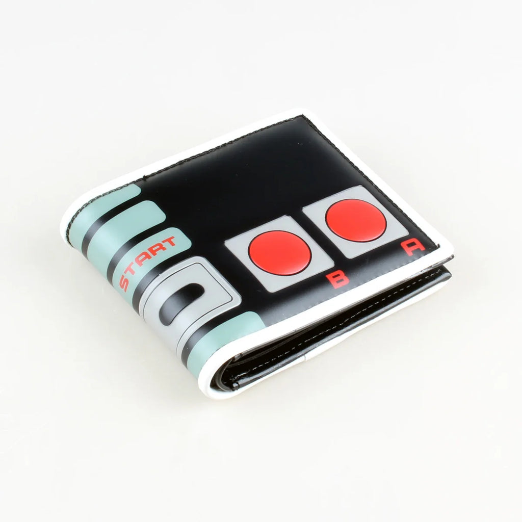 Game Controller Wallet – Retro Unisex PU Card Holder Novelty Bifold Wallet Richie's