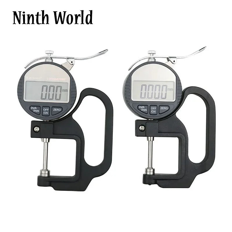 FTBTOC Digital Thickness Gauge 0–25.4mm Electronic Micrometer Digital Thickness Gauge Richie's