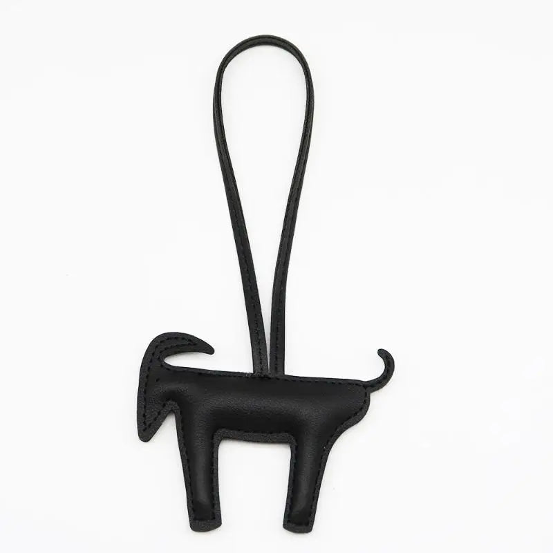 2027 Year of the Sheep Goat Keychain PU Leather Bag Charm Pendant Keychain Pendant Richie's A12