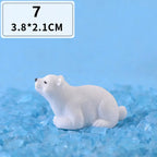 Polar Bear Resin Figurine – Fairy Garden & Micro Landscape Miniature Miniature Figurine Richie's 7