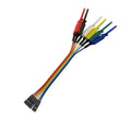 6-Pin Logic Analyzer Hook Clip Probe Jumper Wire Set 20/30cm Logic Analyzer Probe Richie's 30CM