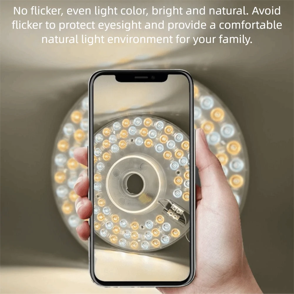 Round LED Panel Light 20W–100W Dimmable Flush Mount Ceiling LED Panel Light Richie's