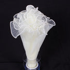 Pearl Wave Lace Mesh Flower Bouquet Wrapping 28cm x 4 Yards Bouquet Wrapping Mesh Richie's Beige Plain one size