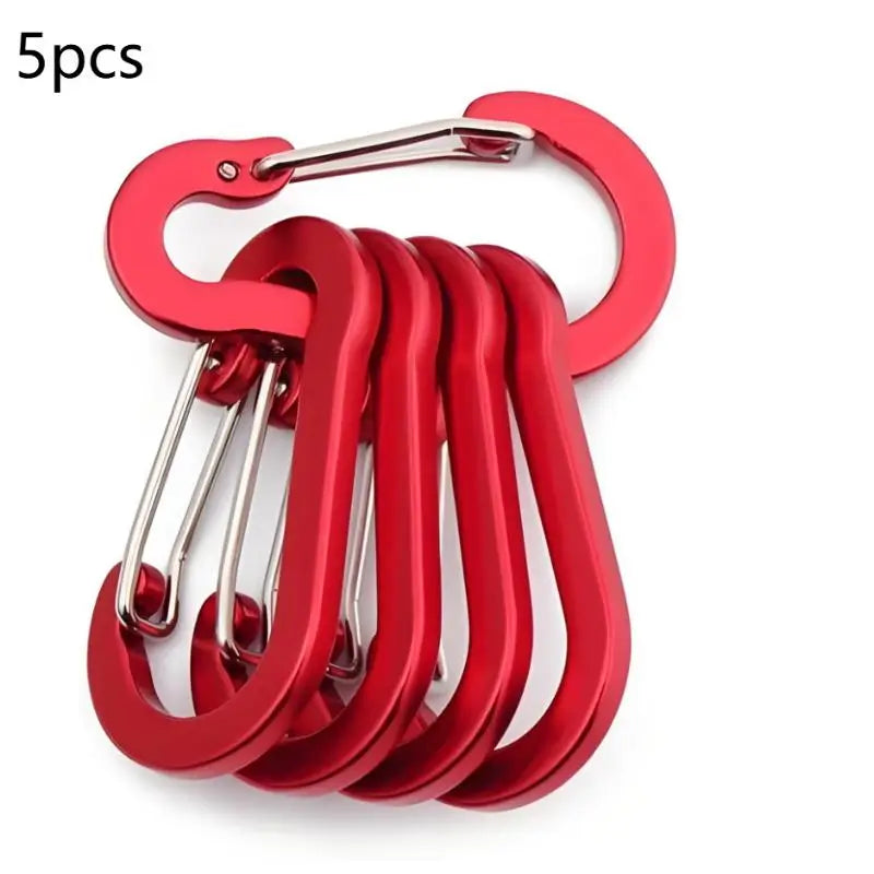 5-Pack Mini Aluminum Carabiner Clips – Scratch-Resistant Carabiner Clips Richie's A1