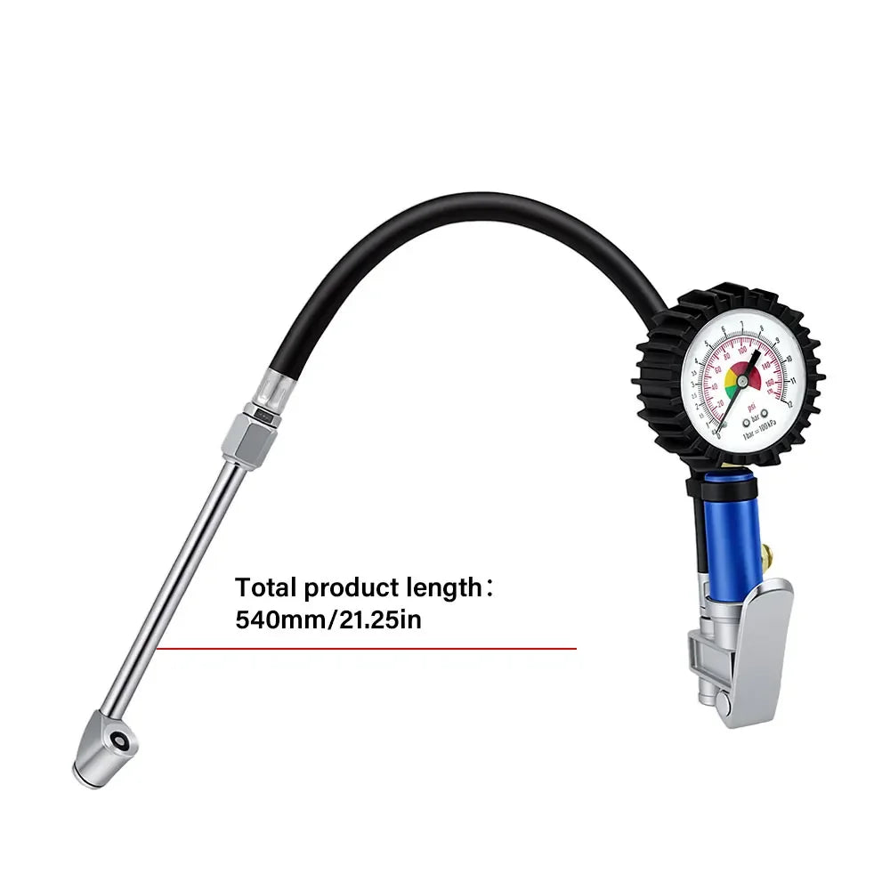 Tire Inflator Gun with Air Pressure Gauge – 0 to 12 Bar Tire Inflator Gun Richie's