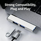 3-in-1 USB Hub USB-A & Type-C Dual Interface Mini Dock | FUCHU USB Hub Richie's
