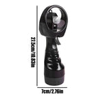 Portable Misting Fan 350ml Water Tank – Desk & Outdoor Misting Fan Richie's Black