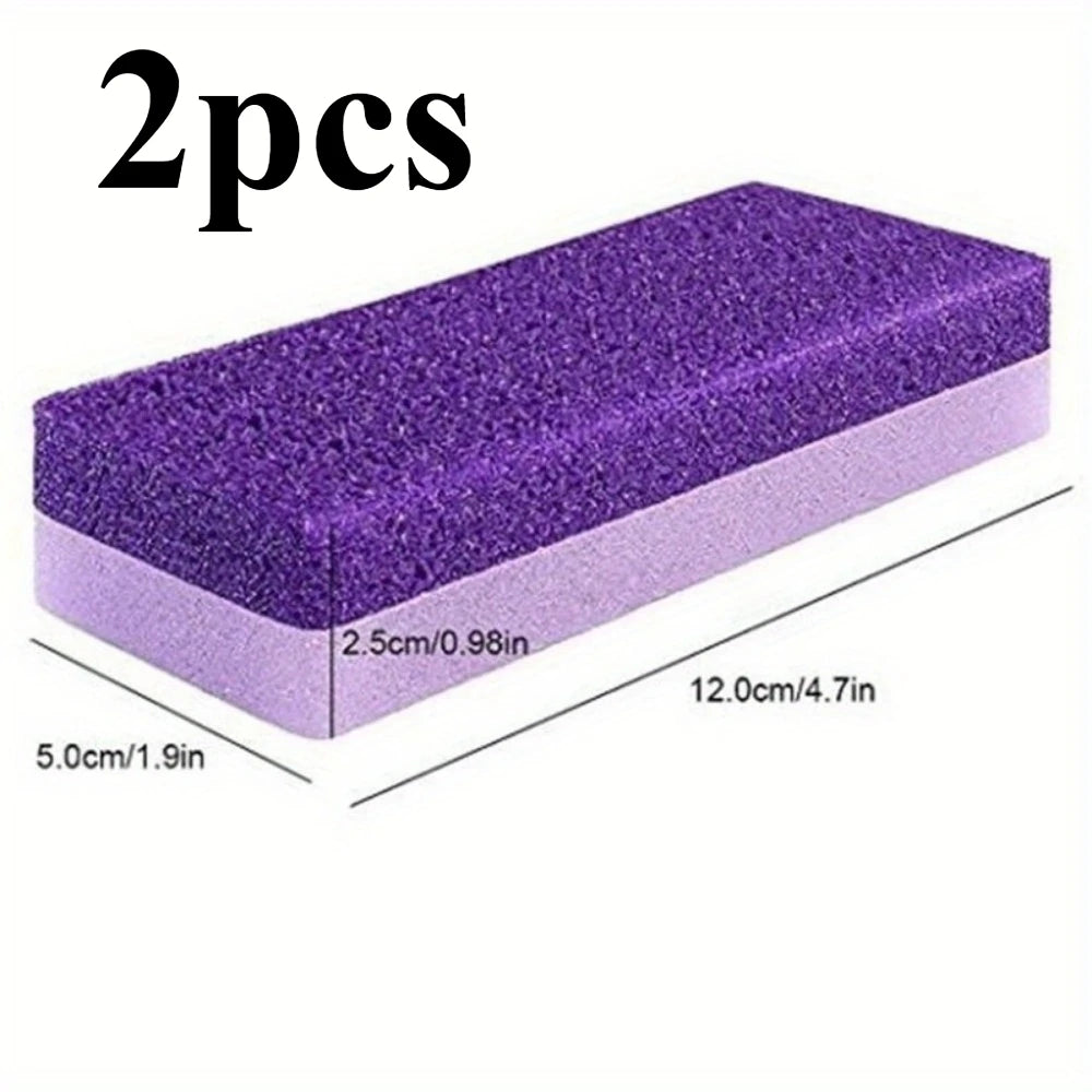 Floating Stone Foot Scrub – Reusable Exfoliating Foot File Foot Exfoliating File Richie's 2pcs