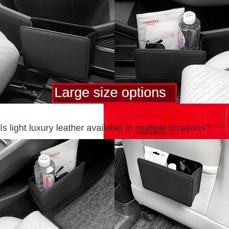 Foldable Car Trash Can & Seat Back Hanging Storage Bag Car Storage Organizer Richie's