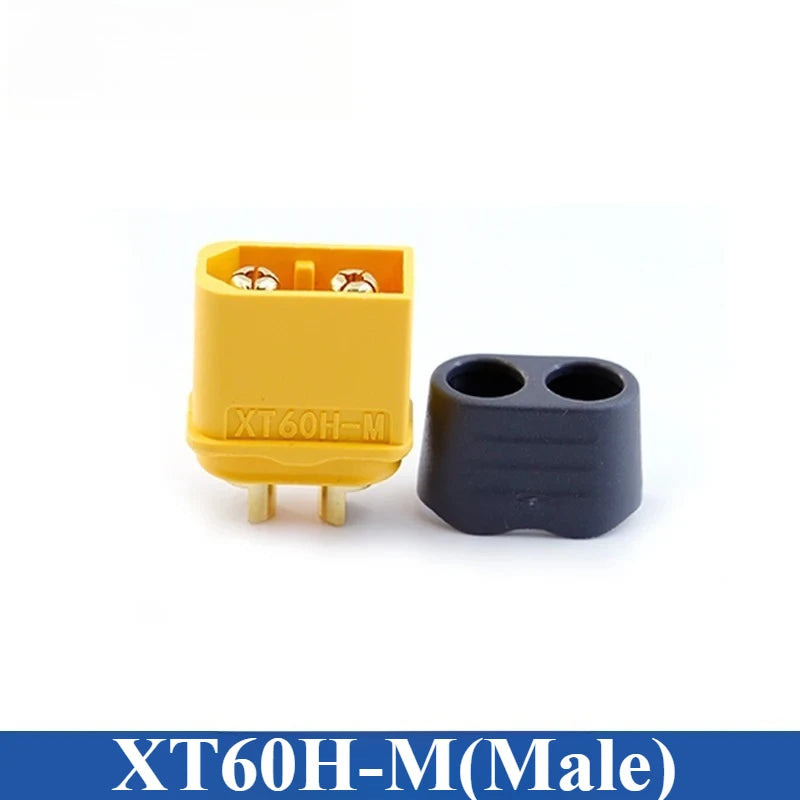 XT60 High Current Connector Plug – RC Aircraft & LiPo Battery RC Battery Connector Richie's XT60H-M yellow