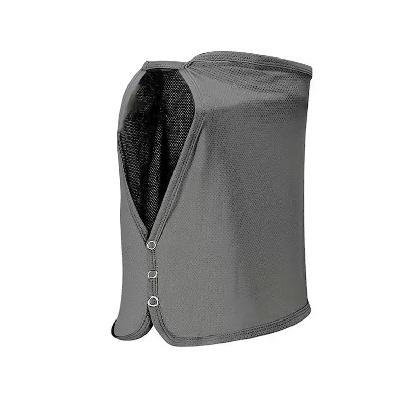 UPF 50+ Quick-Dry Fishing Cap Face Neck Sun Cover Visor Sun Protection Hat Richie's dark gray