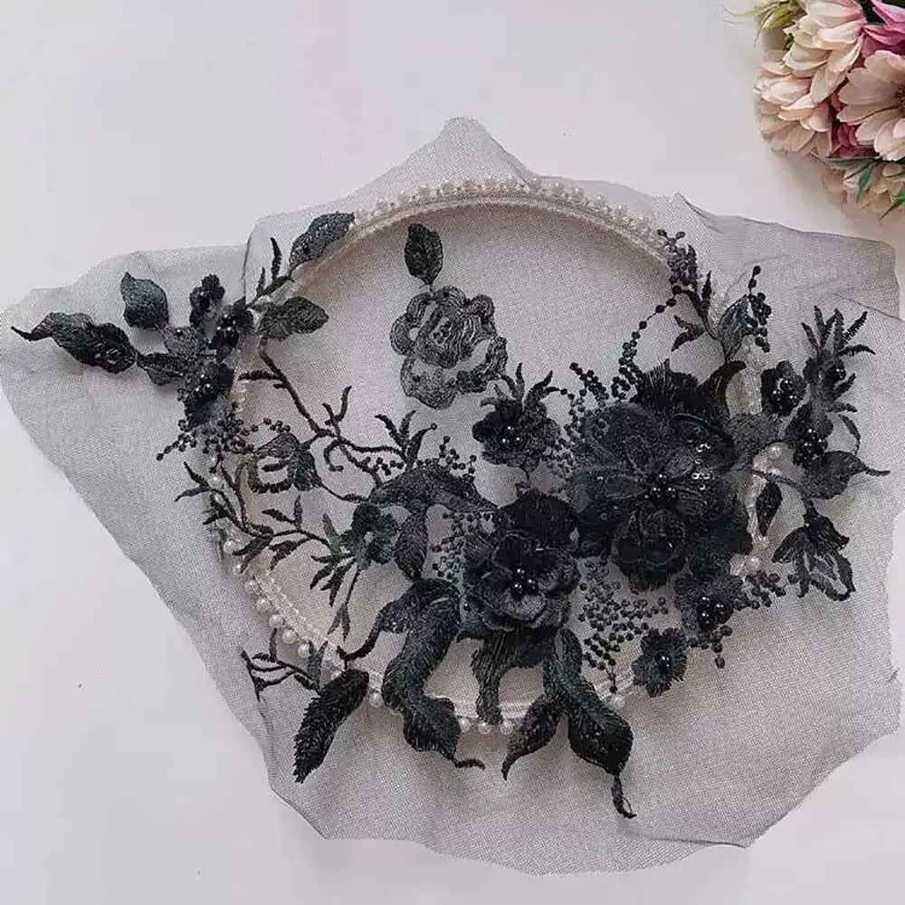 Sequin Embroidery Floral Patch – DIY Appliqué for Costumes Embroidery Appliqué Patch Richie's
