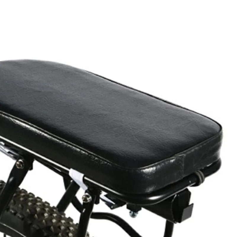 Bike Rear Seat Cushion with Backrest & Foot Pedals Bike Rear Seat Richie's