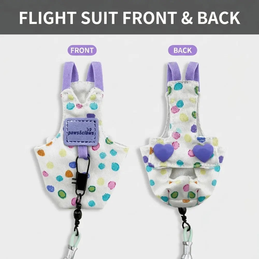 Adjustable Breathable Parrot Flight Harness & Walking Leash Bird Flight Harness Richie's