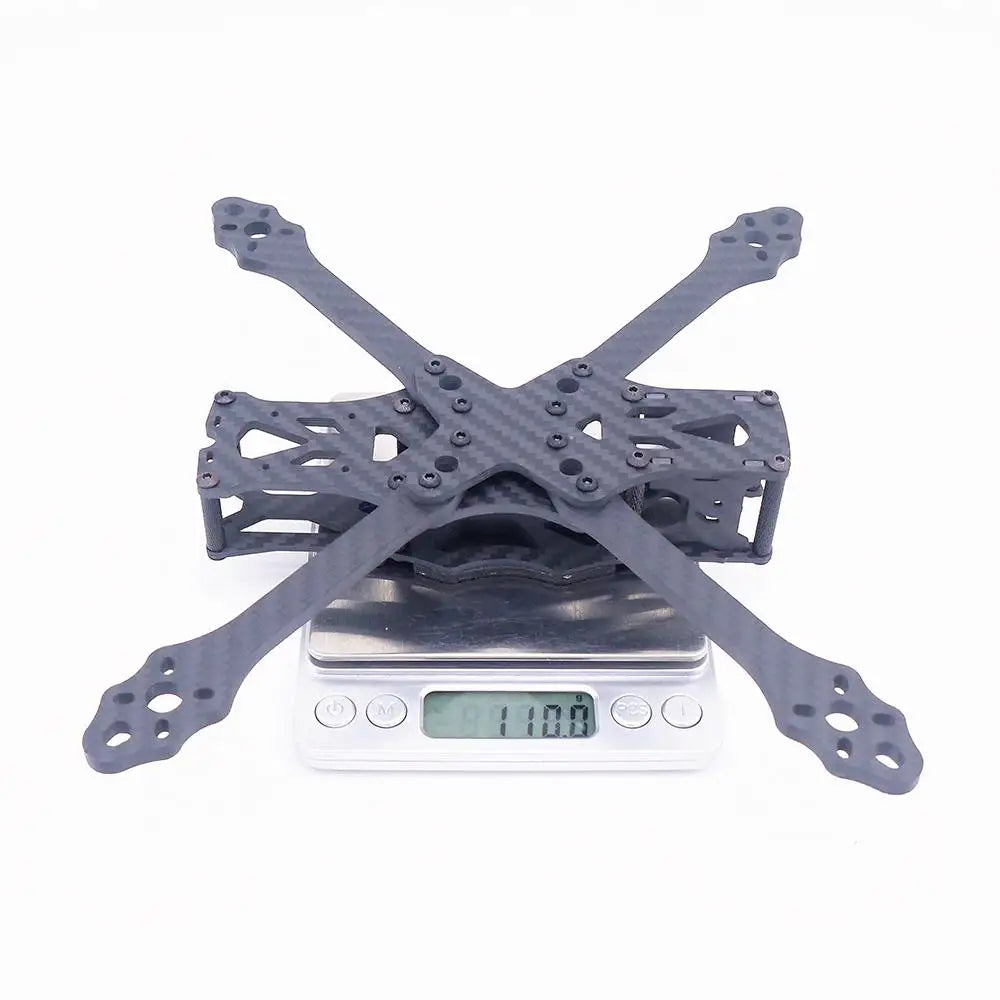 Steele 5 220mm Carbon Fiber X-Type 5" FPV Racing Drone Frame FPV Drone Frame Kit Richie's