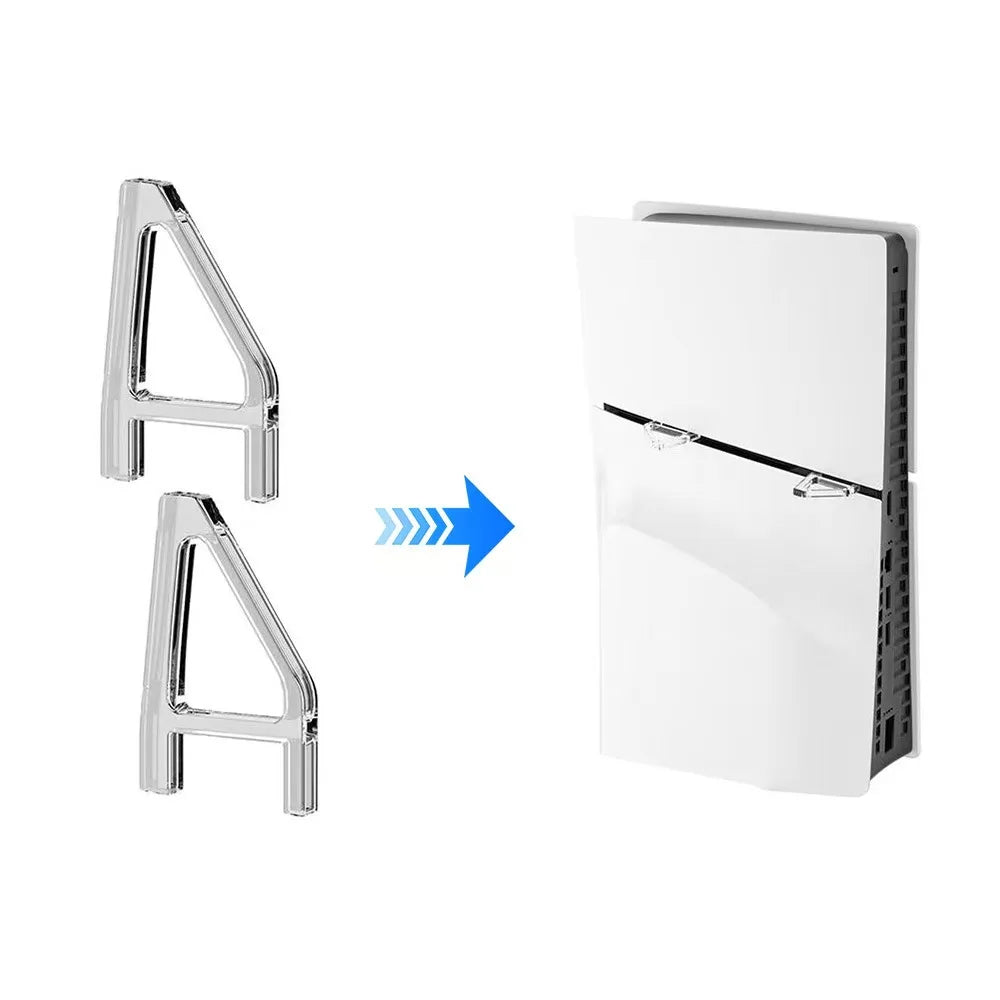 PS5 Slim Acrylic Horizontal Stand – Triangle & Square Bracket Console Stand Richie's
