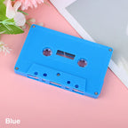Blank Plastic Cassette Tape Shell – Empty Audio Recording Case Cassette Tape Shell Richie's Blue
