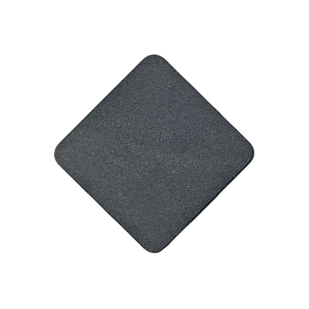 Diatomite Coaster Quick-Dry Non-Slip Heat Resistant Mat Diatomite Coaster Richie's Dark Grey-Square